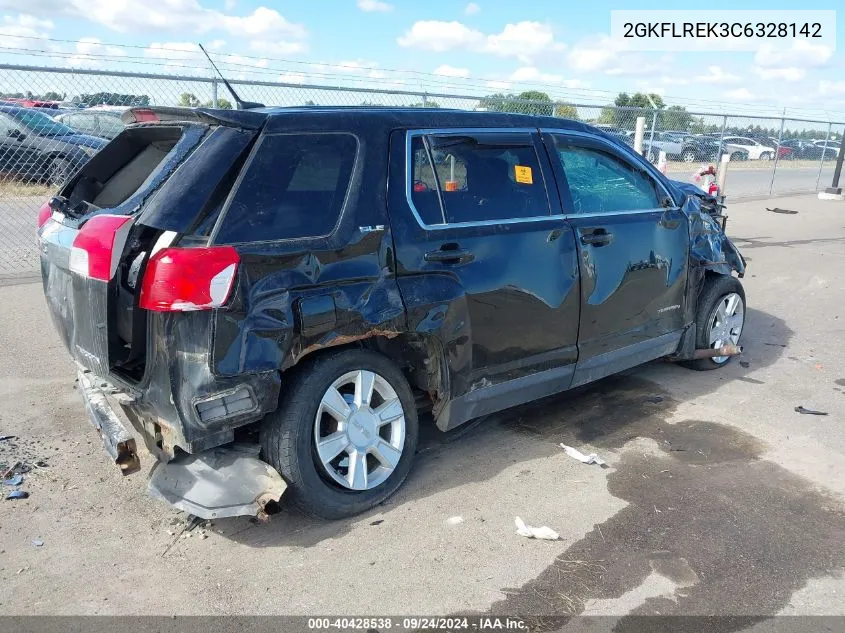 2012 GMC Terrain Sle-1 VIN: 2GKFLREK3C6328142 Lot: 40428538