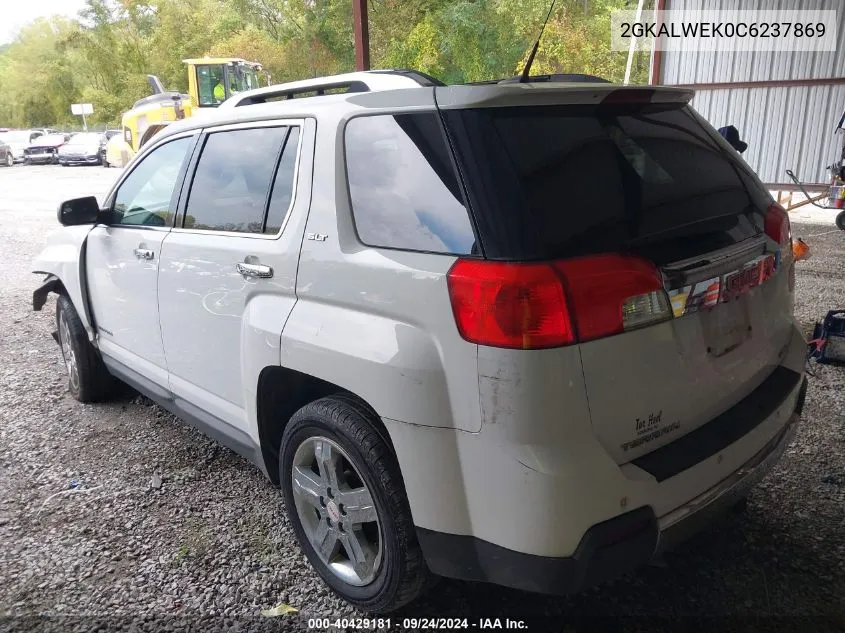 2012 GMC Terrain Slt-2 VIN: 2GKALWEK0C6237869 Lot: 40429181