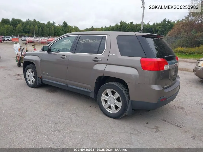 2GKALMEK2C6250983 2012 GMC Terrain Sle-1