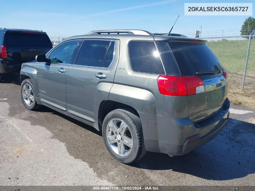 2012 GMC Terrain Sle-2 VIN: 2GKALSEK5C6365727 Lot: 40467110