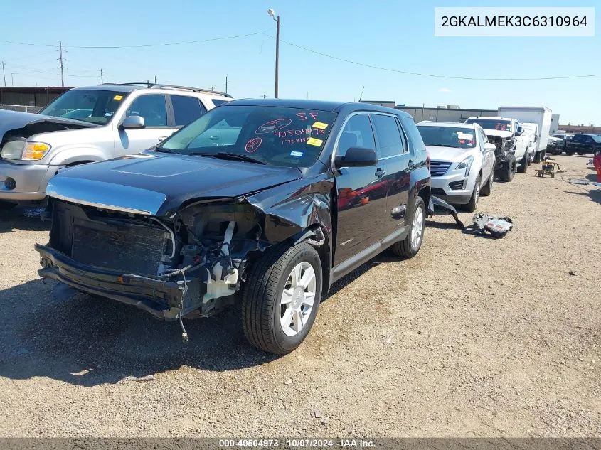 2012 GMC Terrain Sle-1 VIN: 2GKALMEK3C6310964 Lot: 40504973