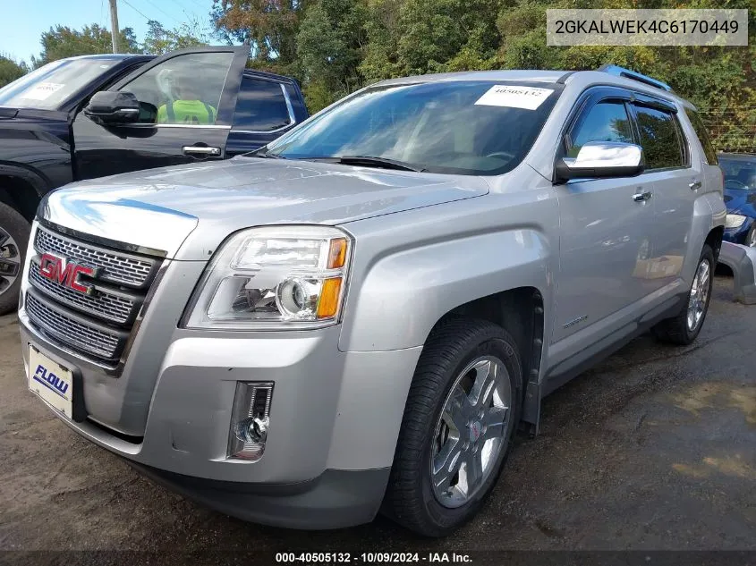 2012 GMC Terrain Slt-2 VIN: 2GKALWEK4C6170449 Lot: 40505132