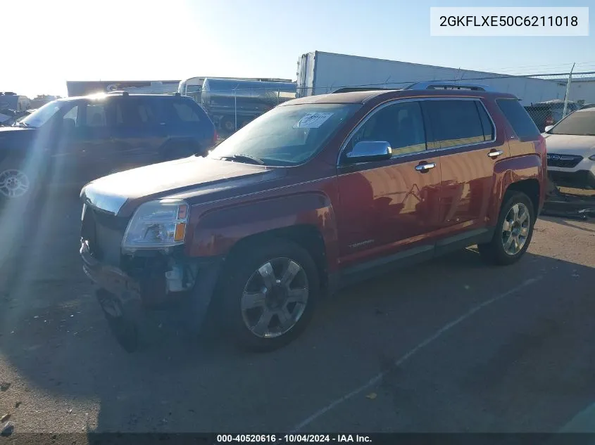 2012 GMC Terrain Slt-2 VIN: 2GKFLXE50C6211018 Lot: 40520616