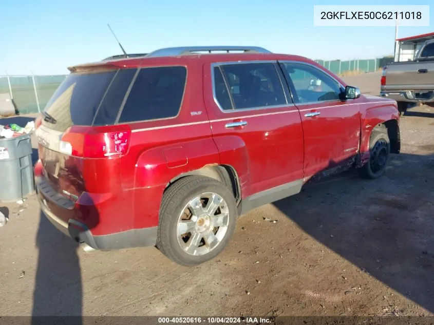 2012 GMC Terrain Slt-2 VIN: 2GKFLXE50C6211018 Lot: 40520616