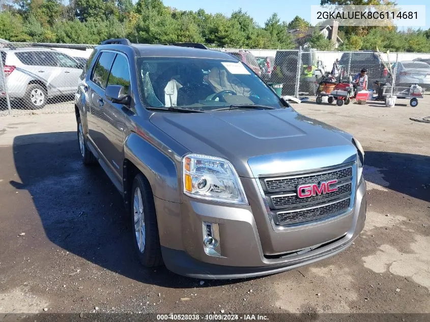 2012 GMC Terrain Slt-1 VIN: 2GKALUEK8C6114681 Lot: 40523038