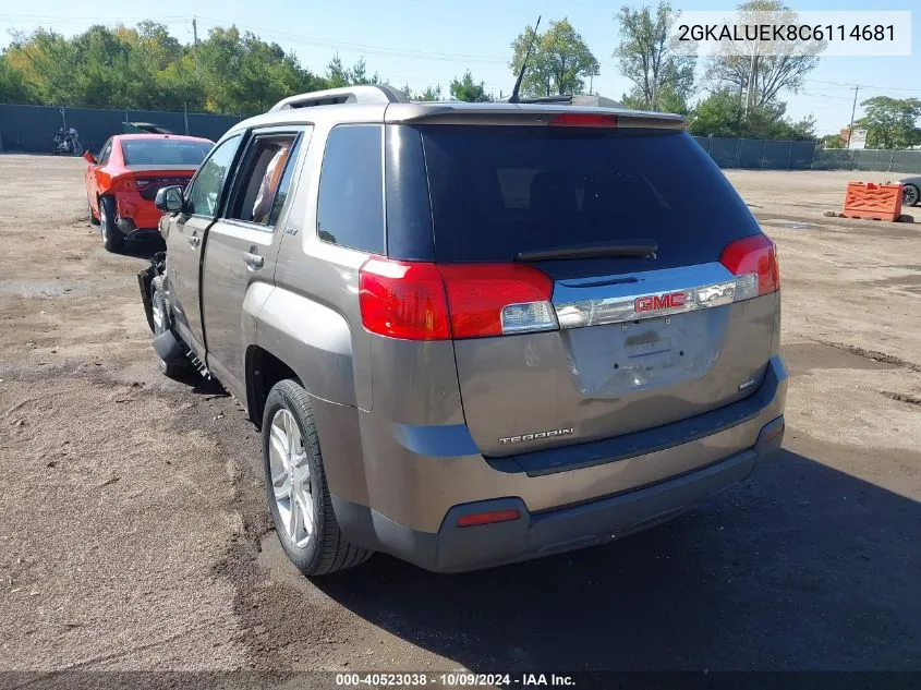 2012 GMC Terrain Slt-1 VIN: 2GKALUEK8C6114681 Lot: 40523038