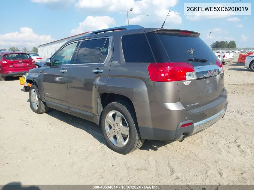 2012 GMC Terrain Slt-2 VIN: 2GKFLWE5XC6200019 Lot: 40534014