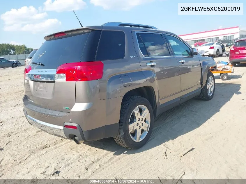 2012 GMC Terrain Slt-2 VIN: 2GKFLWE5XC6200019 Lot: 40534014