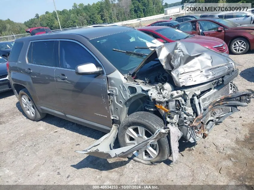 2012 GMC Terrain Sle-1 VIN: 2GKALMEK7C6309977 Lot: 40534233