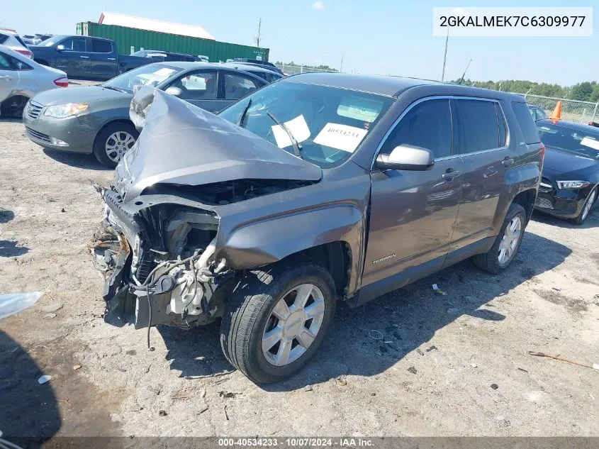 2012 GMC Terrain Sle-1 VIN: 2GKALMEK7C6309977 Lot: 40534233