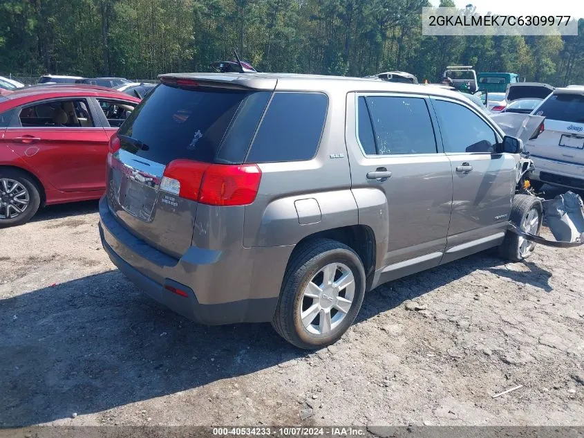 2012 GMC Terrain Sle-1 VIN: 2GKALMEK7C6309977 Lot: 40534233