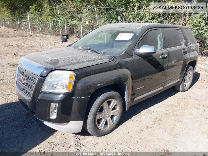 2012 GMC Terrain Sle-1 VIN: 2GKALMEK8C6138429 Lot: 40535244