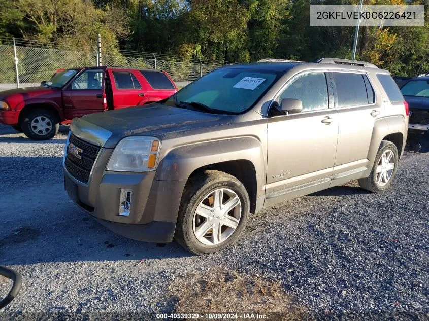 2012 GMC Terrain Slt VIN: 2GKFLVEK0C6226421 Lot: 40539329