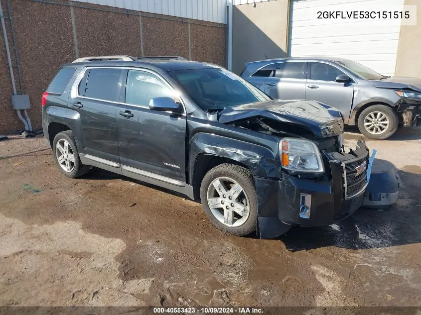 2012 GMC Terrain Slt VIN: 2GKFLVE53C151515 Lot: 40553423