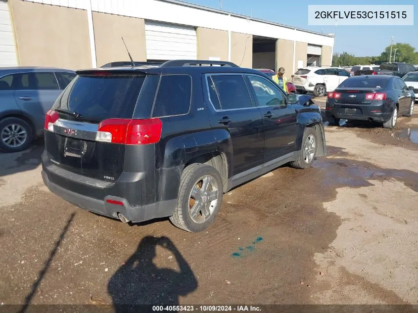 2012 GMC Terrain Slt VIN: 2GKFLVE53C151515 Lot: 40553423