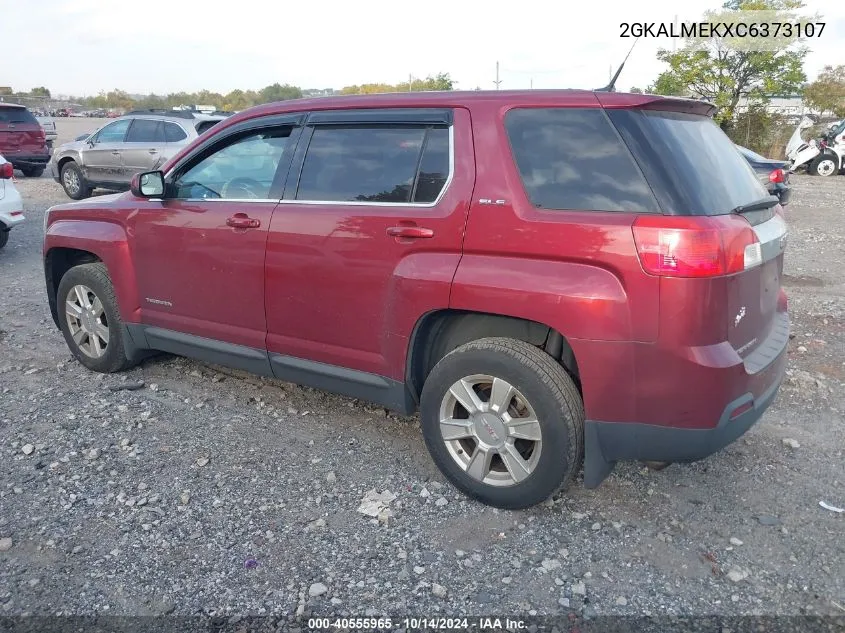 2012 GMC Terrain Sle-1 VIN: 2GKALMEKXC6373107 Lot: 40555965