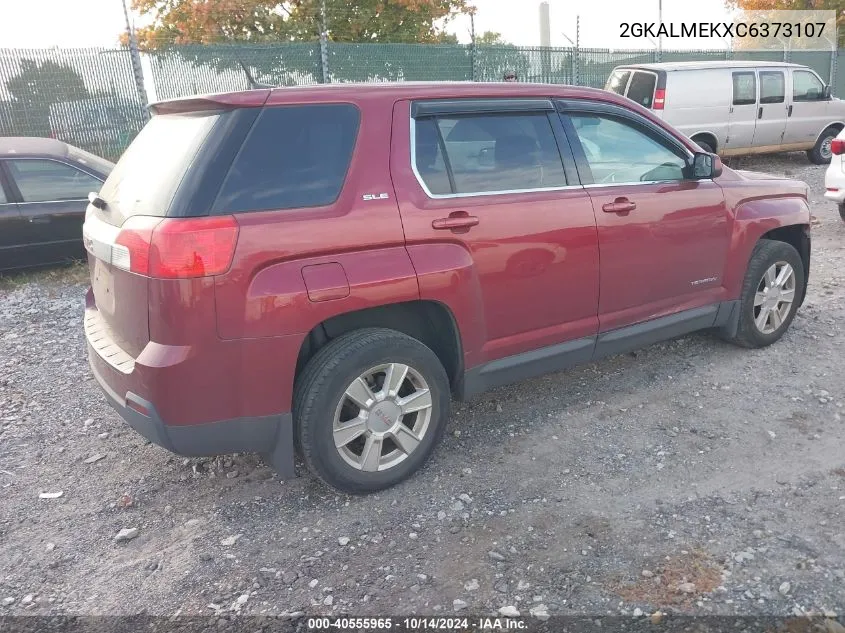 2012 GMC Terrain Sle-1 VIN: 2GKALMEKXC6373107 Lot: 40555965