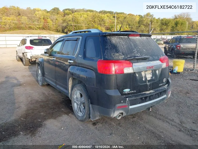 2012 GMC Terrain Slt-2 VIN: 2GKFLXE54C6182722 Lot: 40564007