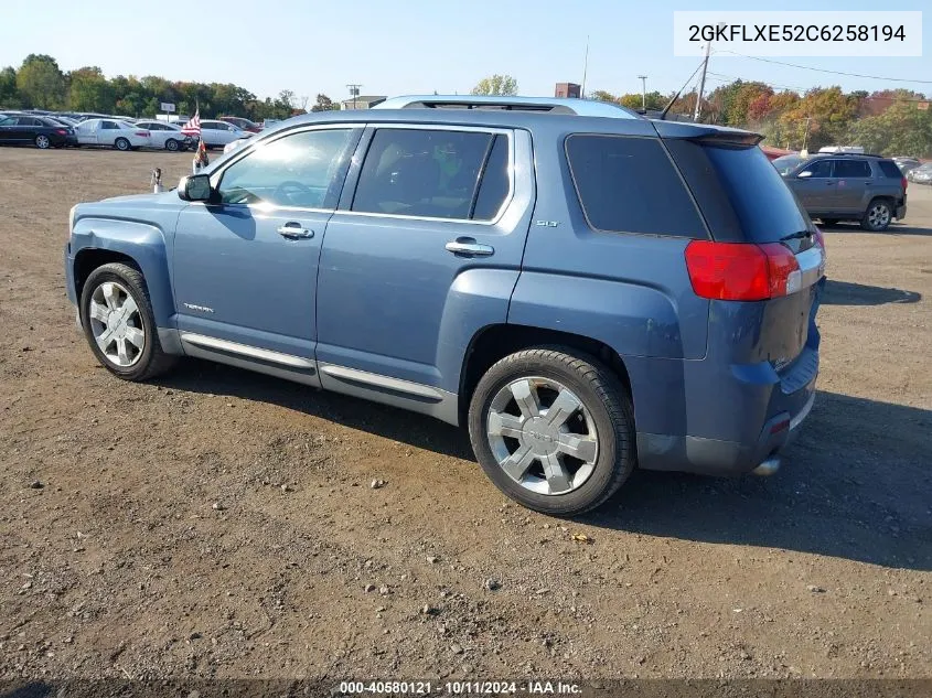 2012 GMC Terrain Slt-2 VIN: 2GKFLXE52C6258194 Lot: 40580121