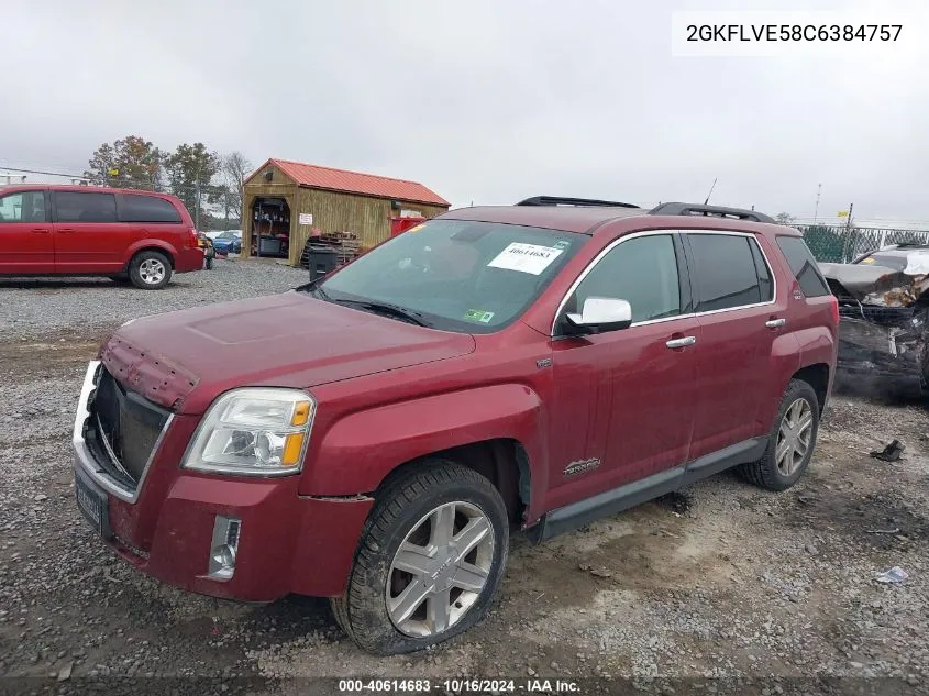 2012 GMC Terrain Slt-1 VIN: 2GKFLVE58C6384757 Lot: 40614683