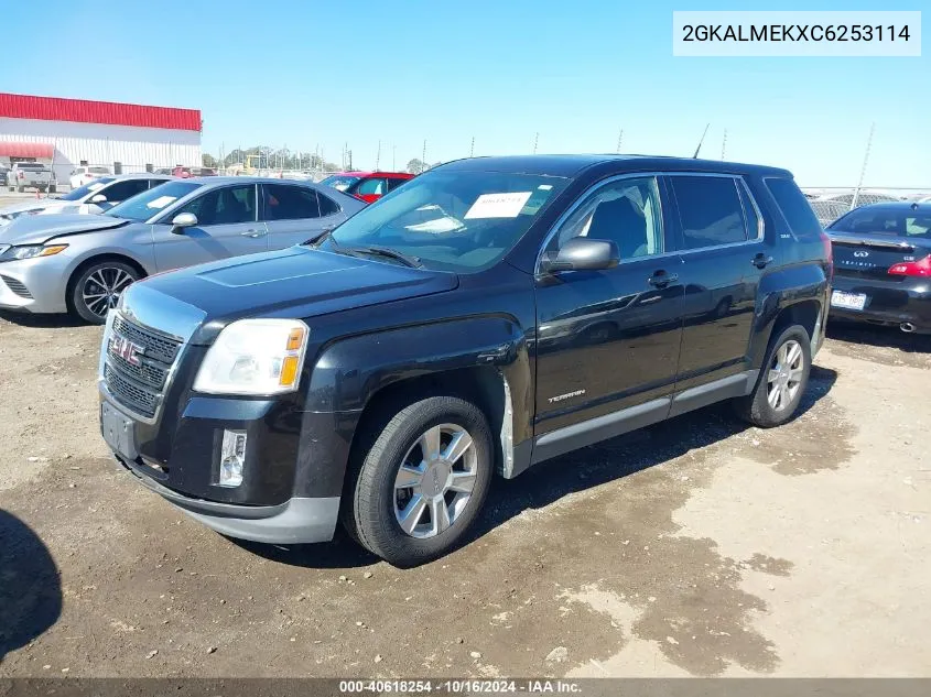 2012 GMC Terrain Sle-1 VIN: 2GKALMEKXC6253114 Lot: 40618254