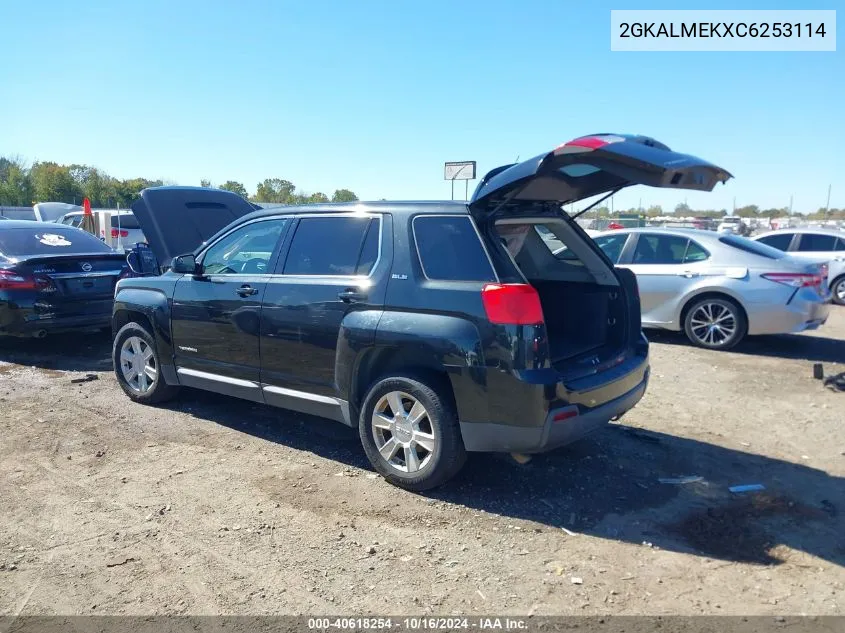 2012 GMC Terrain Sle-1 VIN: 2GKALMEKXC6253114 Lot: 40618254