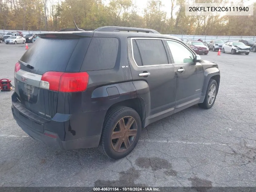 2GKFLTEK2C6111940 2012 GMC Terrain Sle-2