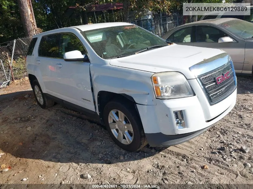 2012 GMC Terrain Sle-1 VIN: 2GKALMEK8C6129889 Lot: 40632601