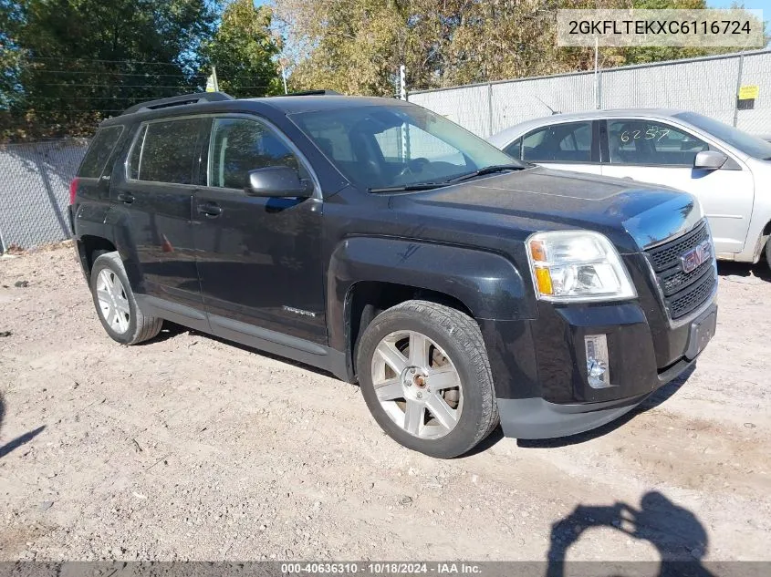 2012 GMC Terrain Sle-2 VIN: 2GKFLTEKXC6116724 Lot: 40636310