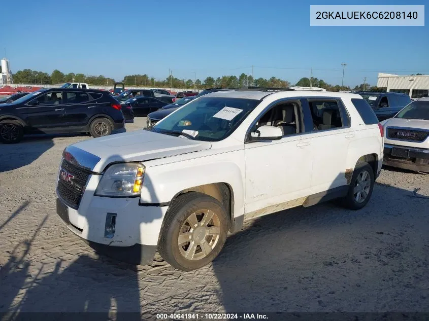 2012 GMC Terrain Slt-1 VIN: 2GKALUEK6C6208140 Lot: 40641941