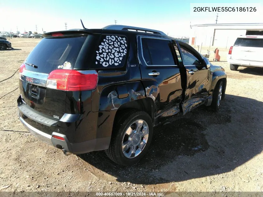 2012 GMC Terrain Slt-2 VIN: 2GKFLWE55C6186126 Lot: 40657009