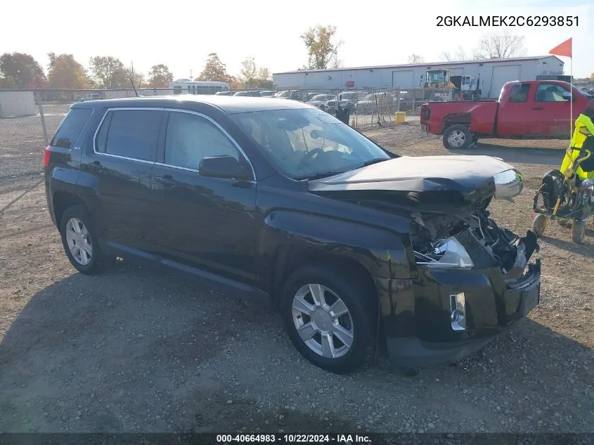 2012 GMC Terrain Sle-1 VIN: 2GKALMEK2C6293851 Lot: 40664983