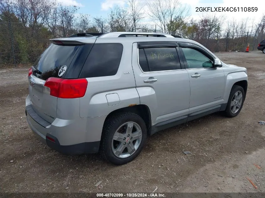 2012 GMC Terrain Slt-2 VIN: 2GKFLXEK4C6110859 Lot: 40702099