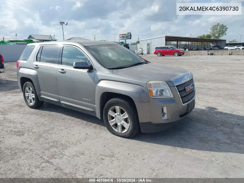 2012 GMC Terrain Sle-1 VIN: 2GKALMEK4C6390730 Lot: 40705416