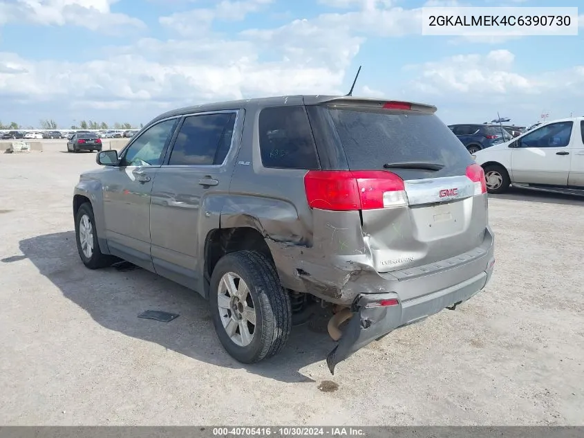 2012 GMC Terrain Sle-1 VIN: 2GKALMEK4C6390730 Lot: 40705416