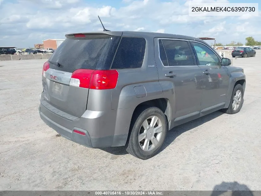 2012 GMC Terrain Sle-1 VIN: 2GKALMEK4C6390730 Lot: 40705416