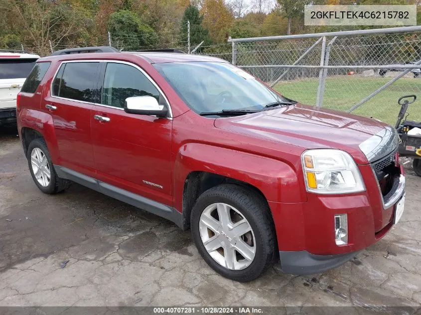 2012 GMC Terrain Sle-2 VIN: 2GKFLTEK4C6215782 Lot: 40707281