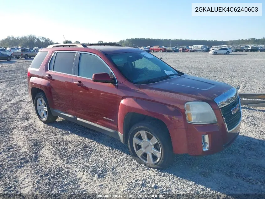 2012 GMC Terrain Slt-1 VIN: 2GKALUEK4C6240603 Lot: 40709047