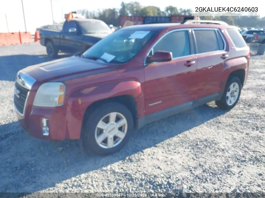 2012 GMC Terrain Slt-1 VIN: 2GKALUEK4C6240603 Lot: 40709047