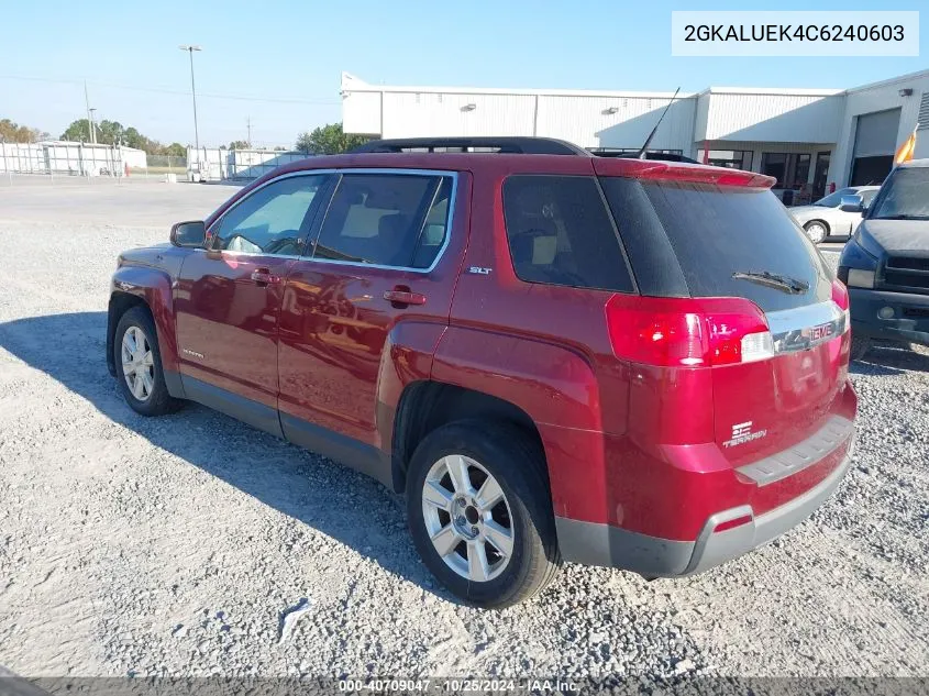 2012 GMC Terrain Slt-1 VIN: 2GKALUEK4C6240603 Lot: 40709047