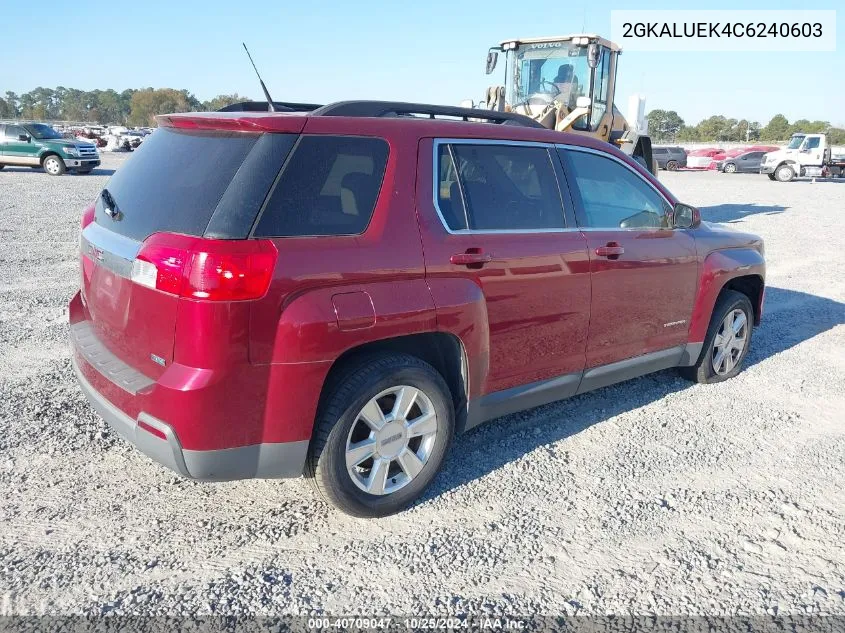 2012 GMC Terrain Slt-1 VIN: 2GKALUEK4C6240603 Lot: 40709047