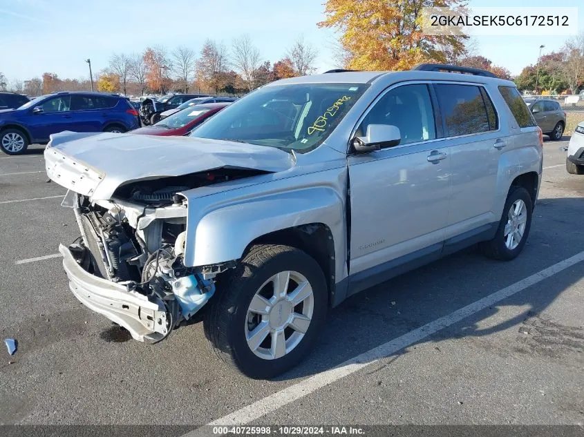 2012 GMC Terrain Sle-2 VIN: 2GKALSEK5C6172512 Lot: 40725998