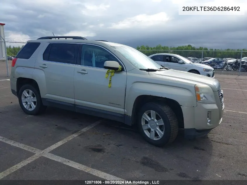 2013 GMC Terrain VIN: 2GKFLTE36D6286492 Lot: 12071806