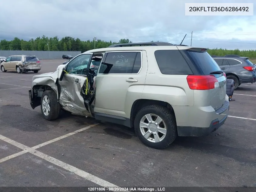 2013 GMC Terrain VIN: 2GKFLTE36D6286492 Lot: 12071806