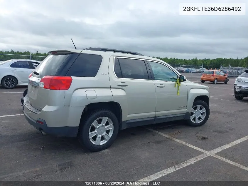 2013 GMC Terrain VIN: 2GKFLTE36D6286492 Lot: 12071806