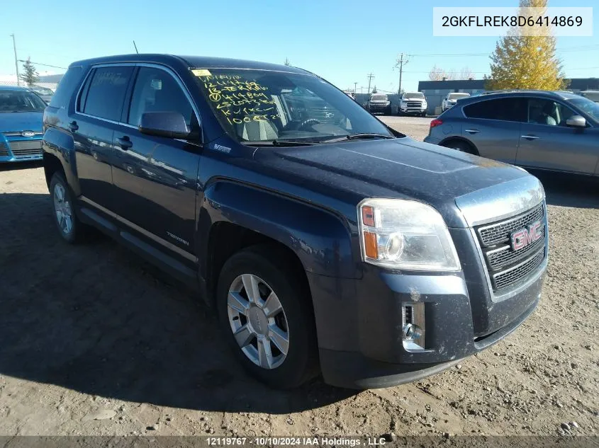 2013 GMC Terrain VIN: 2GKFLREK8D6414869 Lot: 12119767