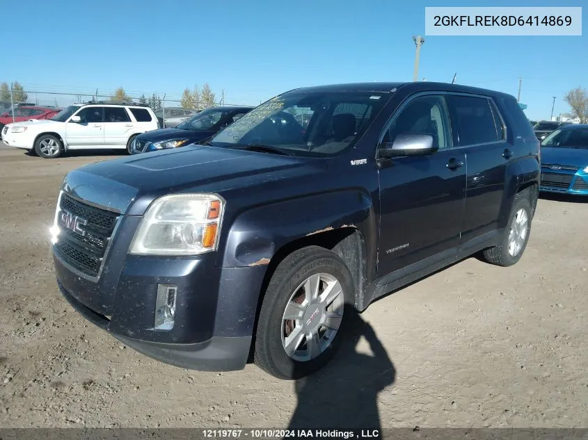 2013 GMC Terrain VIN: 2GKFLREK8D6414869 Lot: 12119767