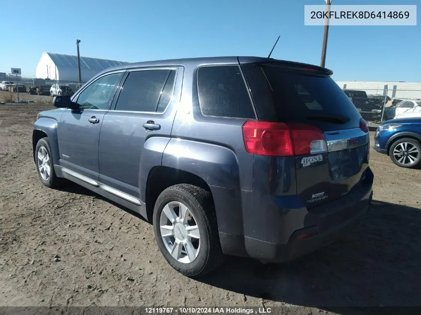 2013 GMC Terrain VIN: 2GKFLREK8D6414869 Lot: 12119767