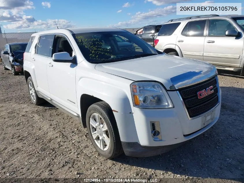 2GKFLREK7D6105796 2013 GMC Terrain Sle