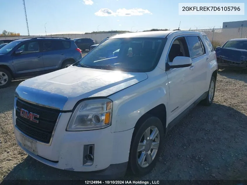 2013 GMC Terrain Sle VIN: 2GKFLREK7D6105796 Lot: 12124994